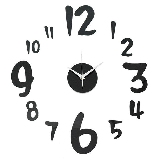 Adhesive Room Wall Clock