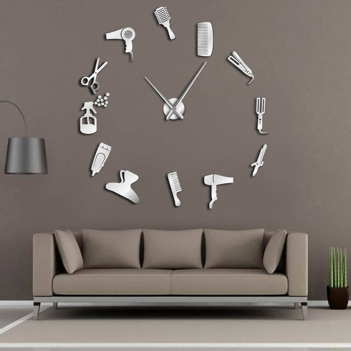 Barber Shop Giant Wall Clock