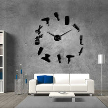 Load image into Gallery viewer, Barber Shop Giant Wall Clock