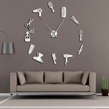 Load image into Gallery viewer, Barber Shop Giant Wall Clock