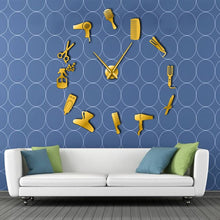 Load image into Gallery viewer, Barber Shop Giant Wall Clock