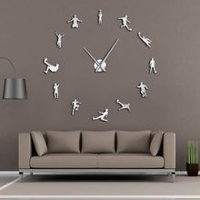 Load image into Gallery viewer, Football Players Contemporary Wall Clock