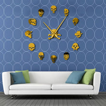 Load image into Gallery viewer, Different Skull Heads Wall Clock