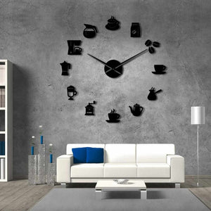 Frameless Giant Wall Clock