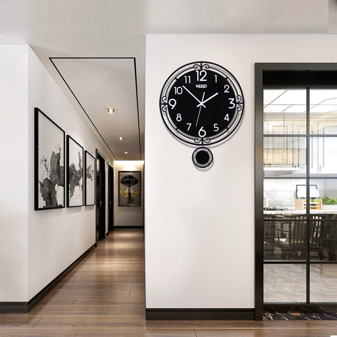 Silent Large 3D Digital Wall Clock