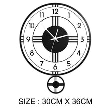 Load image into Gallery viewer, Swingable Silent Large Wall Clock