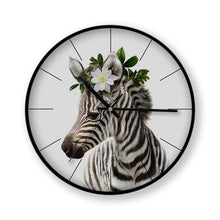 Load image into Gallery viewer, Quartz Silent Large 12 inch Metal Wall Clock