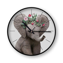 Load image into Gallery viewer, Quartz Silent Large 12 inch Metal Wall Clock