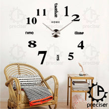 Load image into Gallery viewer, Home English Letters Large Wall Clock