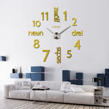 Load image into Gallery viewer, Home Letters 3D Diy Digital Wall Clock