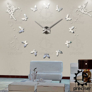 Angel 3D DIY Big Wall Clock