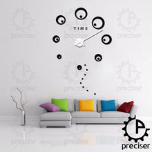 Load image into Gallery viewer, Time Letters Large Digital Wall Clock No-ticking