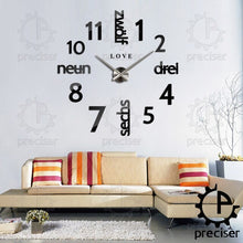 Load image into Gallery viewer, Love Letters 3D DIY Digital Wall Clock