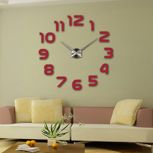 25"- 40" Arabic Numbers Wall Clock